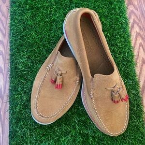 NWT Sperry A/O Tassel Suede Boating Shoes